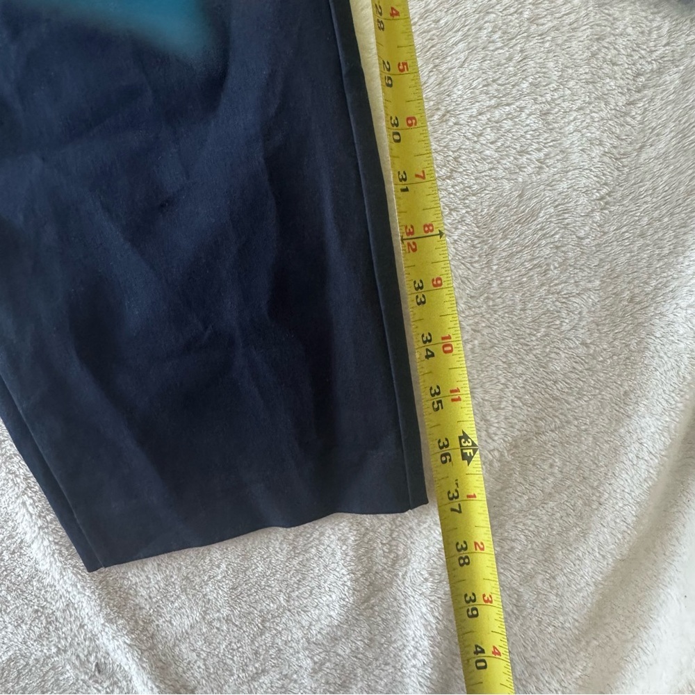 Old Navy NEW High Waisted Pixie 26 Pockets Straight Ankle Pants Stretch Zip Blue - Picture 16 of 16